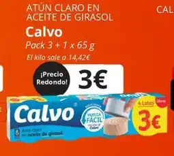Maskom Supermercados CALVO Atún claro en aceite de girasol oferta