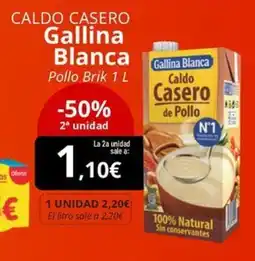 Maskom Supermercados GALLINA BLANCA Caldo casero oferta