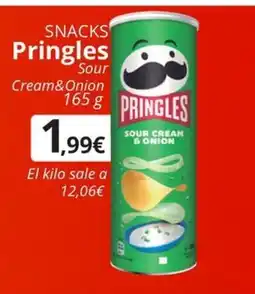 Maskom Supermercados PRINGLES Snacks Sour Cream & Onion oferta