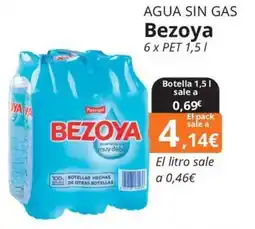 Maskom Supermercados BEZOYA Agua sin gas oferta