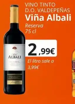 Maskom Supermercados VINA ALBALI Vino tinto d.o. valdepeñas oferta