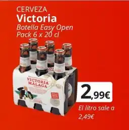 Maskom Supermercados VICTORIA Cerveza oferta