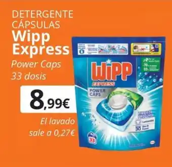 Maskom Supermercados WIPP EXPRESS Detergente cápsulas oferta