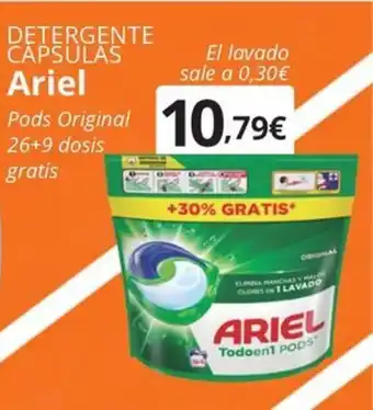 Maskom Supermercados ARIEL Detergente capsulas oferta