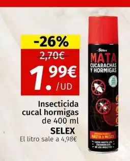 Maskom Supermercados SELEX Insecticida cucal hormigas oferta