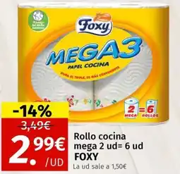 Maskom Supermercados FOXY Rollo cocina oferta
