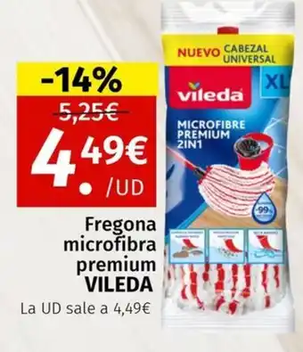 Maskom Supermercados VILEDA Fregona microfibra premium oferta