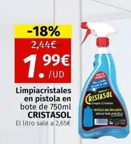 Maskom Supermercados CRISTASOL Limpiacristales en pistola oferta