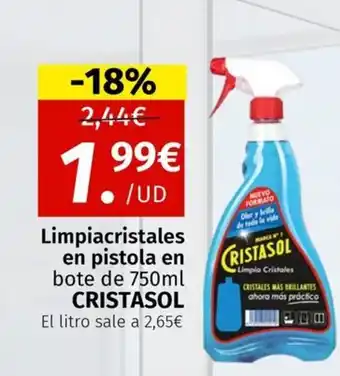 Maskom Supermercados CRISTASOL Limpiacristales en pistola oferta