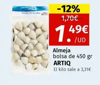 Maskom Supermercados ARTIQ Almeja oferta