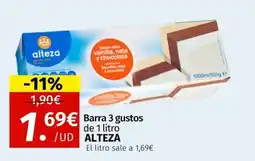 Maskom Supermercados ALTEZA Barra 3 gustos oferta