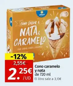 Maskom Supermercados Cono caramelo y nata oferta
