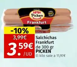 Maskom Supermercados PICKEN Salchichas Frankfurt oferta