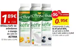 Maskom Supermercados ACTIIVA Bifidus Kefir de arándanos o mango oferta