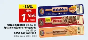 Maskom Supermercados CASA TARRADELLA Masa empanada oferta