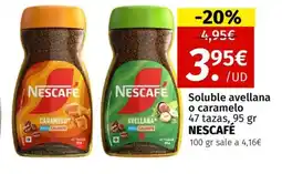 Maskom Supermercados NESCAFÉ Soluble avellana o caramelo oferta