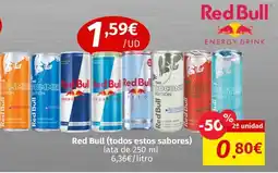 Maskom Supermercados RED BULL (todos estos sabores) oferta