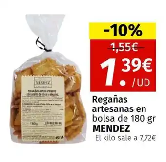 Maskom Supermercados REGANAS Regañas artesanas en bolsa oferta