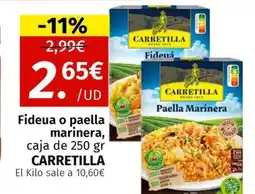 Maskom Supermercados CARRETILLA Fideua o paella marinera oferta