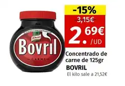 Maskom Supermercados BOVRIL Concentrado de carne oferta