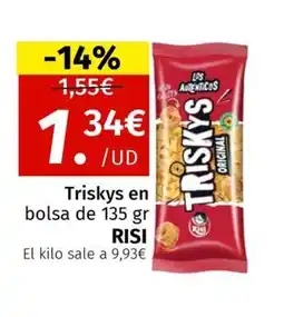 Maskom Supermercados RISI Triskys en bolsa oferta