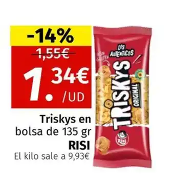 Maskom Supermercados RISI Triskys en bolsa oferta