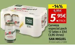 Maskom Supermercados SAN MIGUEL Cerveza especial pack oferta