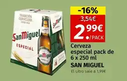 Maskom Supermercados SAN MGUEL Cerveza especial oferta