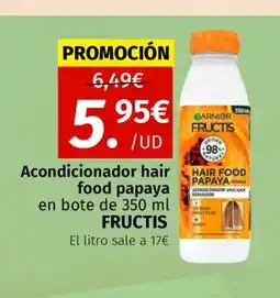 Maskom Supermercados FRUCTIS Acondicionador hair food papaya oferta