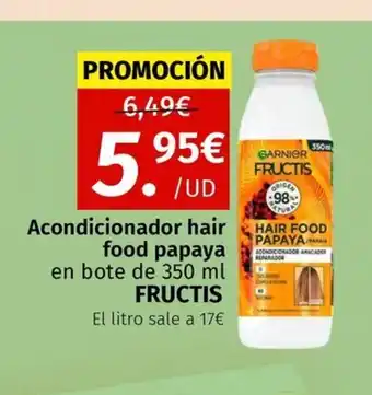Maskom Supermercados FRUCTIS Acondicionador hair food papaya oferta