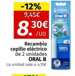 Maskom Supermercados ORAL B Recambio cepillo eléctrico oferta