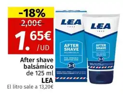 Maskom Supermercados LEA After shave balsámico oferta