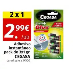 Maskom Supermercados CEGASA Adhesivo instantáneo oferta