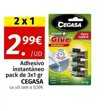 Maskom Supermercados CEGASA Adhesivo instantáneo oferta
