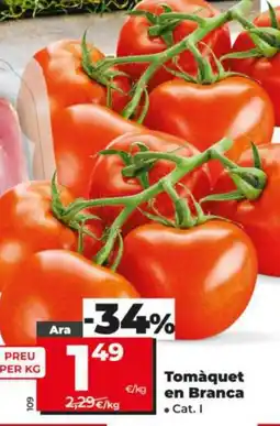 Dia Tomàquet en Branca oferta