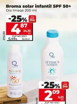 Dia Broma solar infantil SPF 50+ oferta