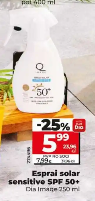 Dia Esprai solar sensitive SPF 50+ oferta