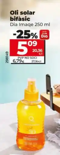 Dia Oli solar bifàsic oferta