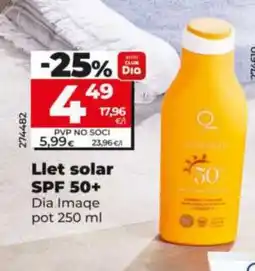 Dia Llet solar SPF 50+ oferta