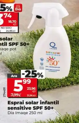Dia Esprai solar infantil sensitive SPF 50+ oferta