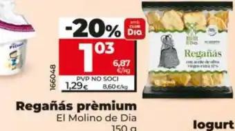Dia Regañás prémium oferta
