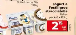 Dia logurt a l'estil grec stracciatella oferta