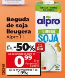 Dia Beguda de soja lleugera oferta