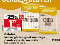 Dia Galetes sense gluten gust mantega / amb xips de xocolata oferta
