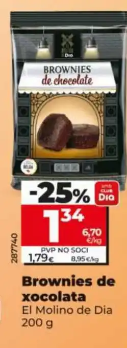 Dia Brownies de xocolata oferta
