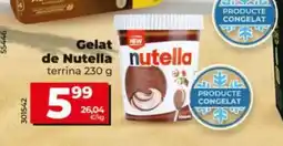 Dia Gelat de Nutella oferta