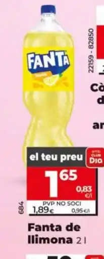 Dia FANTA de llimona oferta