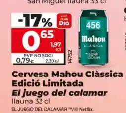 Dia Cervesa Mahou Clàssica Edició Limitada oferta
