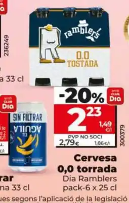 Dia Cervesa 0,0 torrada oferta