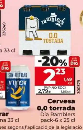 Dia Cervesa 0,0 torrada oferta